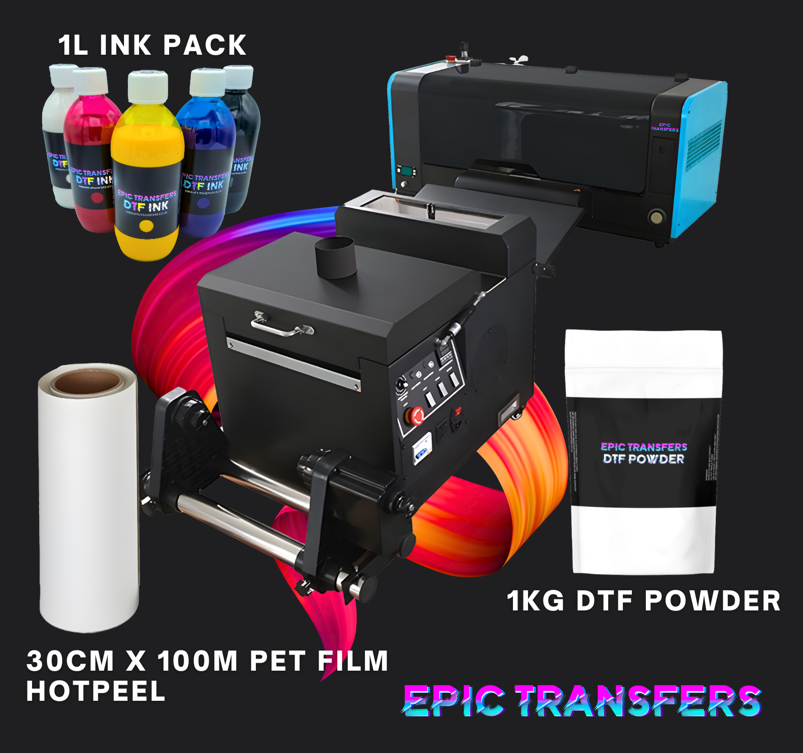 1KG Powder For Direct Transfer Film Printing For DTF Ink Printing PET Film  Printing And Transfer